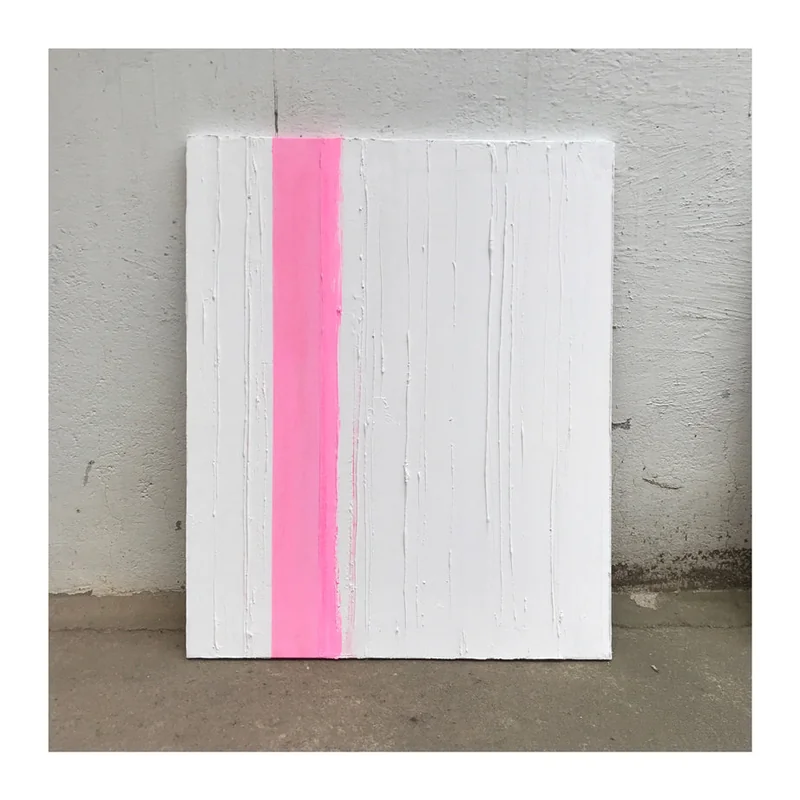 Diptych Yellow & Pink - View 2